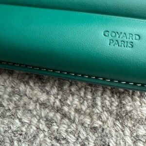 Goyard Green Leather Accessory